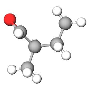 3D model image of 2-Methylbutanal