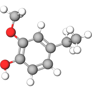 3D model image of 4-Ethylguaiacol