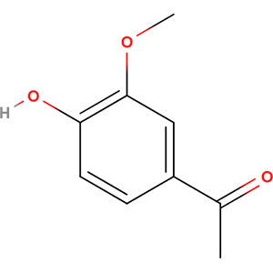 Structure formular image of Acetovanillone