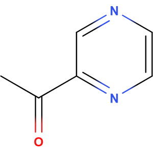 Structure formular image of Acetylpyrazine