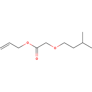 Structure formular image of Allyl Amyl Glycolate