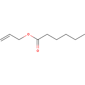 Structure formular image of Allyl Caproate