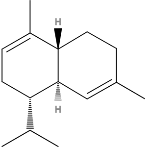 Structure formular image of alpha-Cadinene