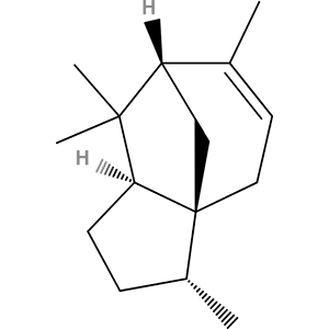 Structure formular image of alpha-Cedrene