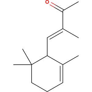 Structure formular image of alpha-Isomethyl Ionone