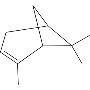 Structure formular image of alpha-Pinene