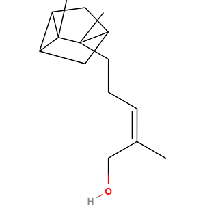 Structure formular image of alpha-Santalol