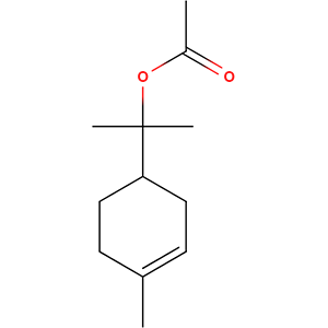 Structure formular image of alpha-Terpinyl Acetate