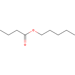 Structure formular image of Amyl Butyrate