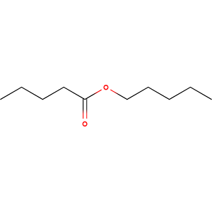 Structure formular image of Amyl Valerate