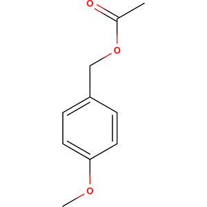 Structure formular image of Anisyl acetate