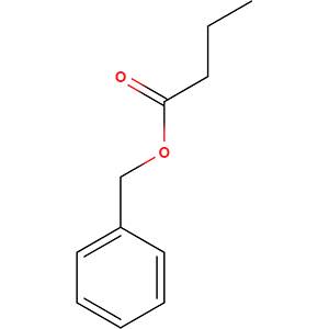 Structure formular image of Benzyl butyrate