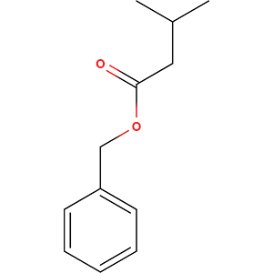 Structure formular image of Benzyl isovalerate