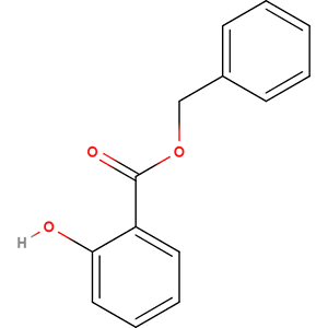 Structure formular image of Benzyl Salicylate