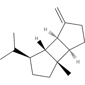 Structure formular image of beta-Bourbonene