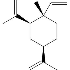 Structure formular image of beta-Elemene