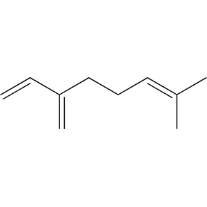 Structure formular image of beta-Myrcene