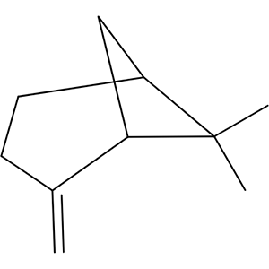 Structure formular image of beta-Pinene