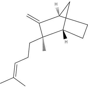 Structure formular image of beta-Santalene