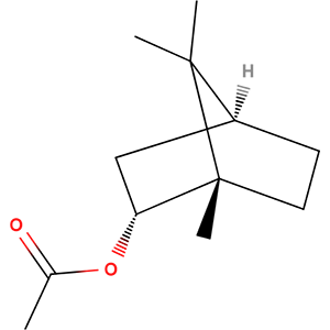 Structure formular image of Bornyl Acetate