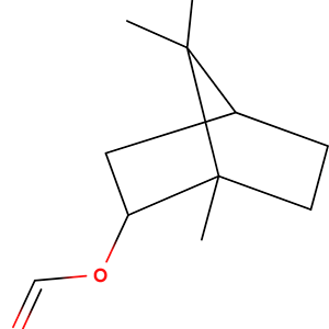 Structure formular image of Bornyl Formate