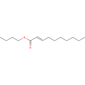 Structure formular image of Butyl 2-Decenoate