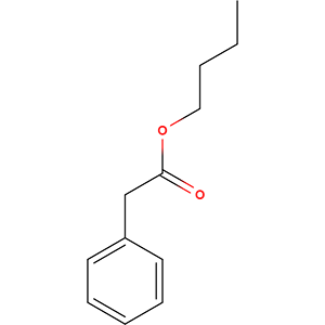 Structure formular image of Butyl phenyl acetate