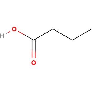 Structure formular image of Butyric Acid