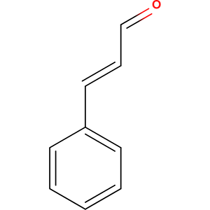 Structure formular image of Cinnamaldehyde