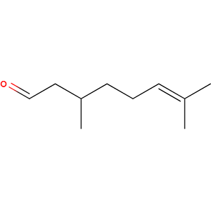 Structure formular image of Citronellal