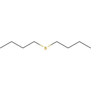 Structure formular image of Dibutyl Sulfide