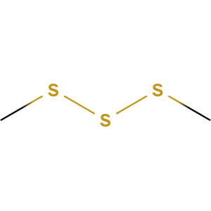 Structure formular image of Dimethyl Trisulfide