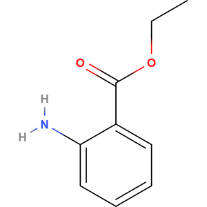 Structure formular image of Ethyl anthranilate