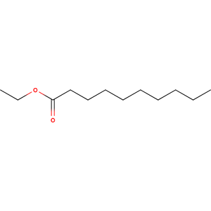 Structure formular image of Ethyl Caprate