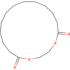 Structure formular image of Ethylene Brassylate