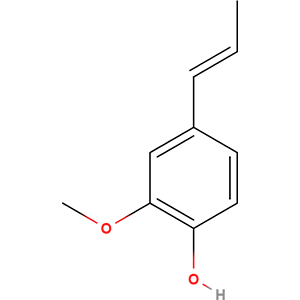 Structure formular image of Isoeugenol