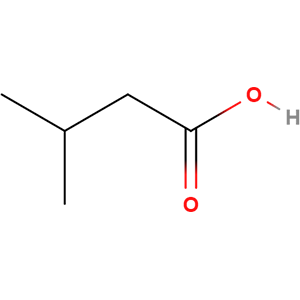 Structure formular image of Isovaleric Acid