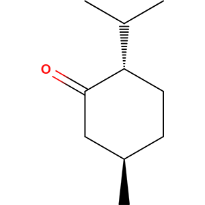 Structure formular image of Menthone