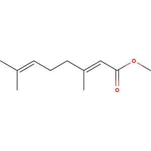 Structure formular image of Methyl Geranate