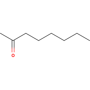 Structure formular image of Methyl Hexyl Ketone