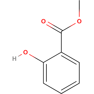 Structure formular image of Methyl Salicylate