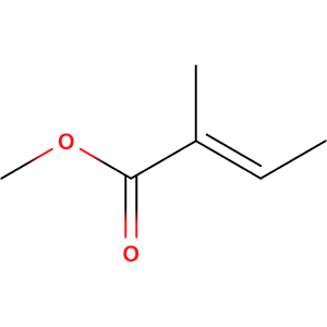 Structure formular image of Methyl Tiglate