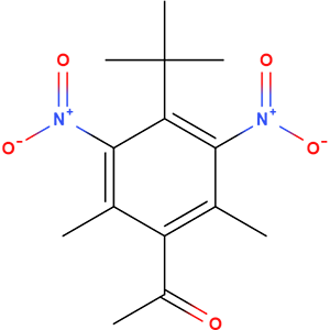 Structure formular image of Musk Ketone