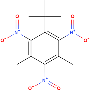 Structure formular image of Musk Xylene