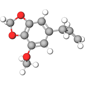 3D model image of Myristicin