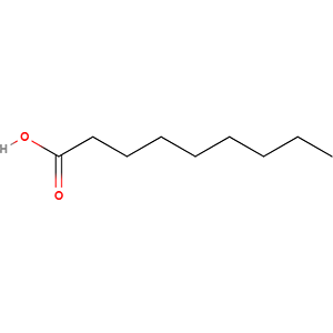 Structure formular image of Nonanoic acid