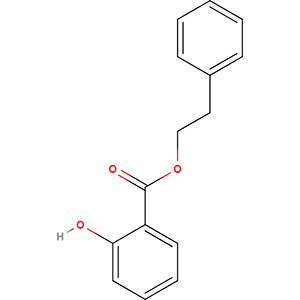 Structure formular image of Phenethyl salicylate