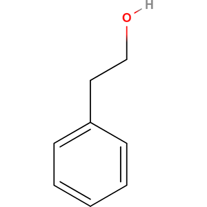 Structure formular image of Phenyl Ethyl Alcohol