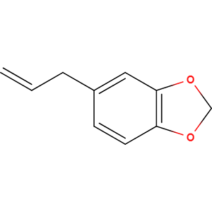 Structure formular image of Safrole