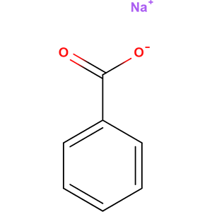 Structure formular image of Sodium Benzoate